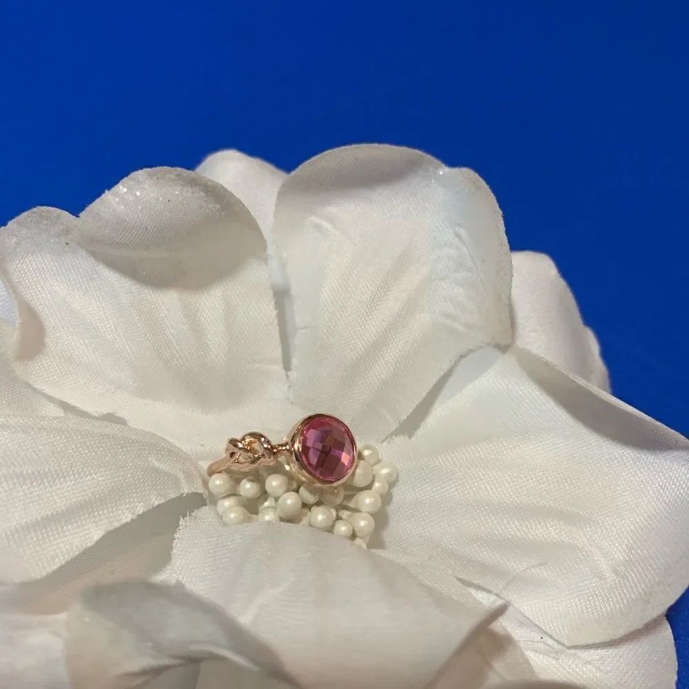 Love knot Crystal Ring